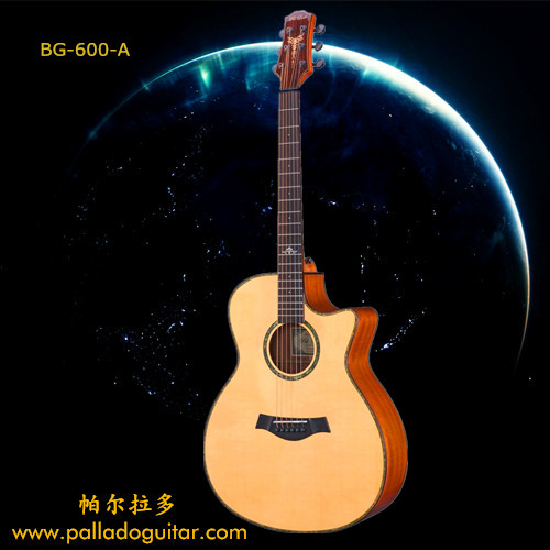 帕尔拉多 桃花芯木面单 民谣吉他 BG-600S